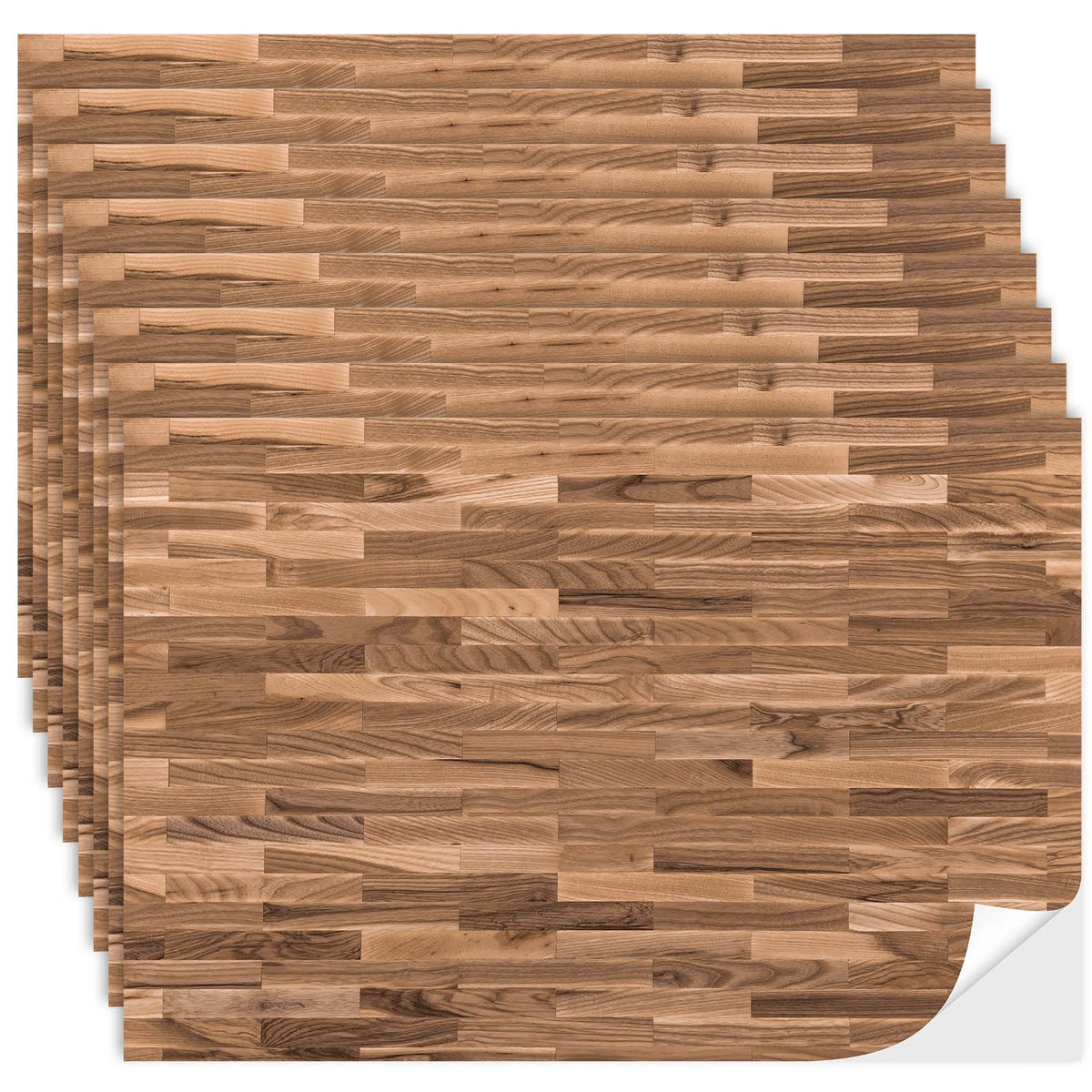 Flutesan 12-Pcs Mini Dollhouse Wallpaper & Flooring Peel & Stick Kit – Classic Style