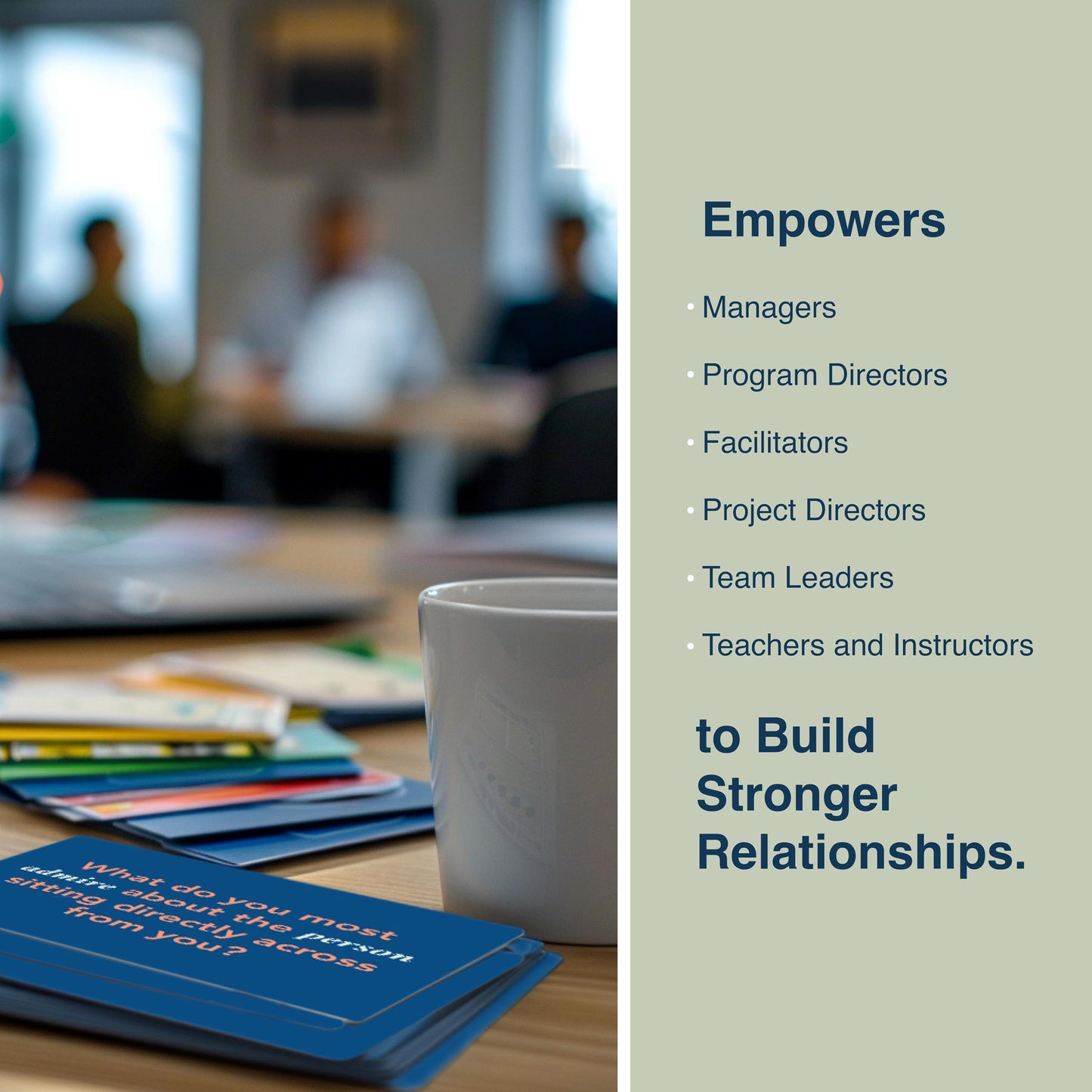 FLUYTCO Building Blocks: Team Building Card Game for Work – 150 Ice Breakers & Prompts