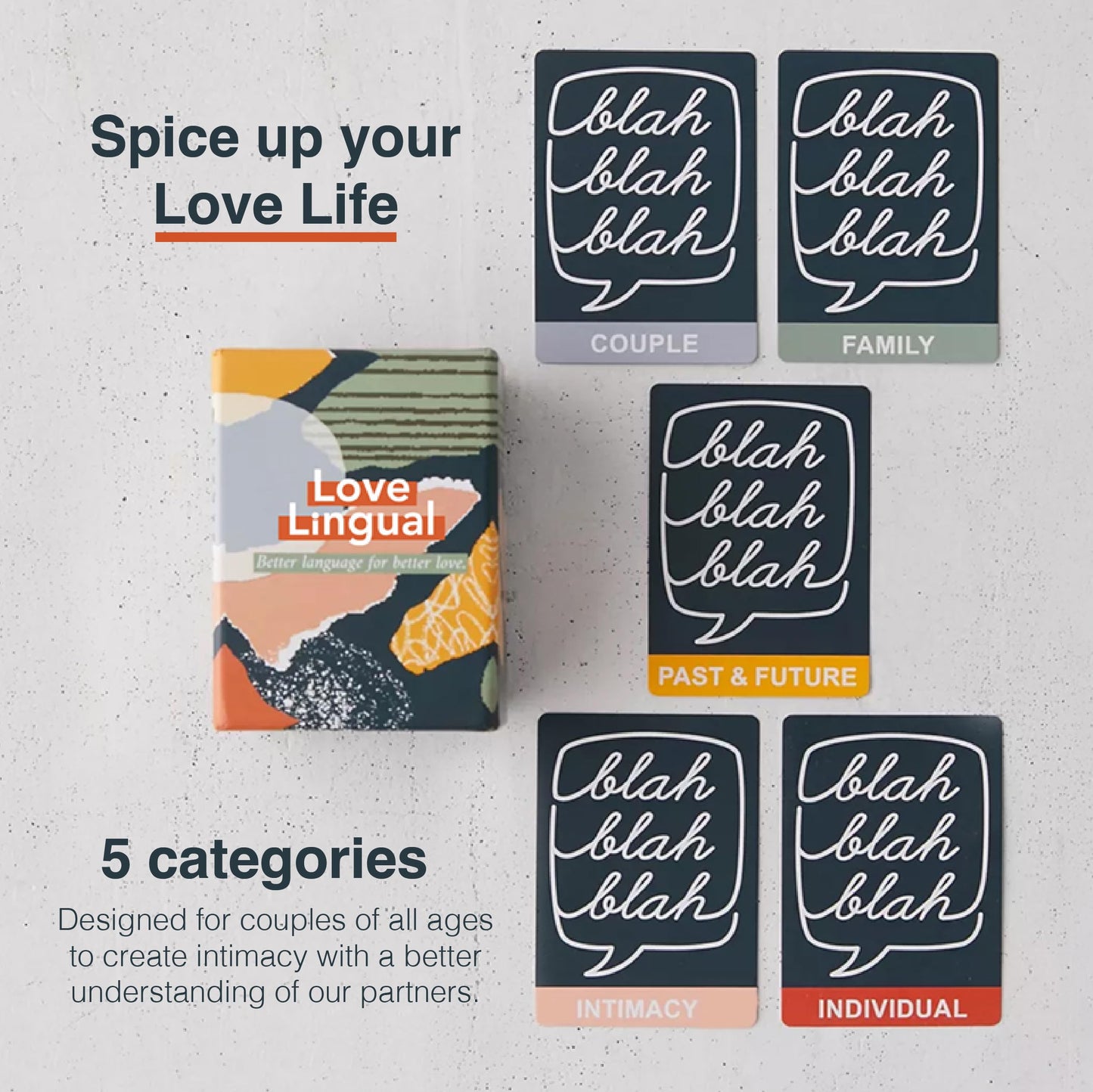 FLUYTCO Love Lingual Couples Card Game – 150 Conversation Starters for Date Night & Deeper Connection