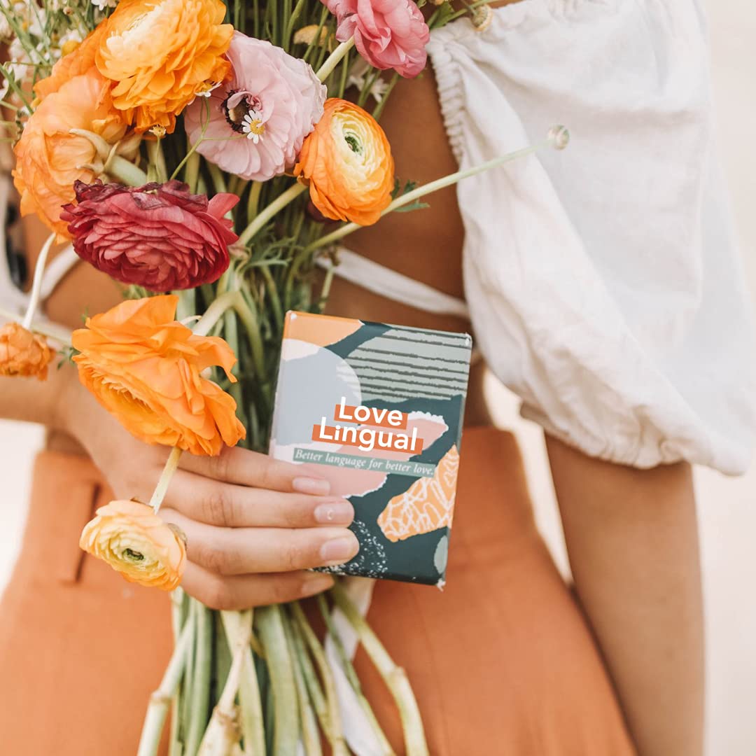 FLUYTCO Love Lingual Couples Card Game – 150 Conversation Starters for Date Night & Deeper Connection