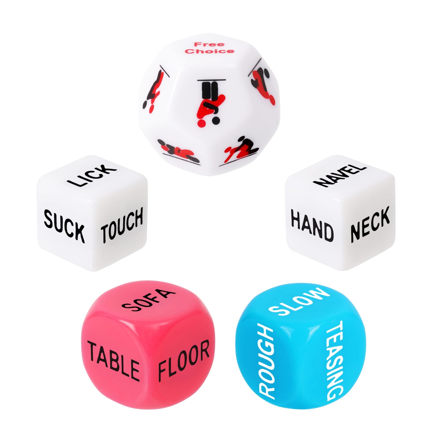 Fly-Love Romantic Naughty Dice Set for Adults | Date Night & Couples Gift