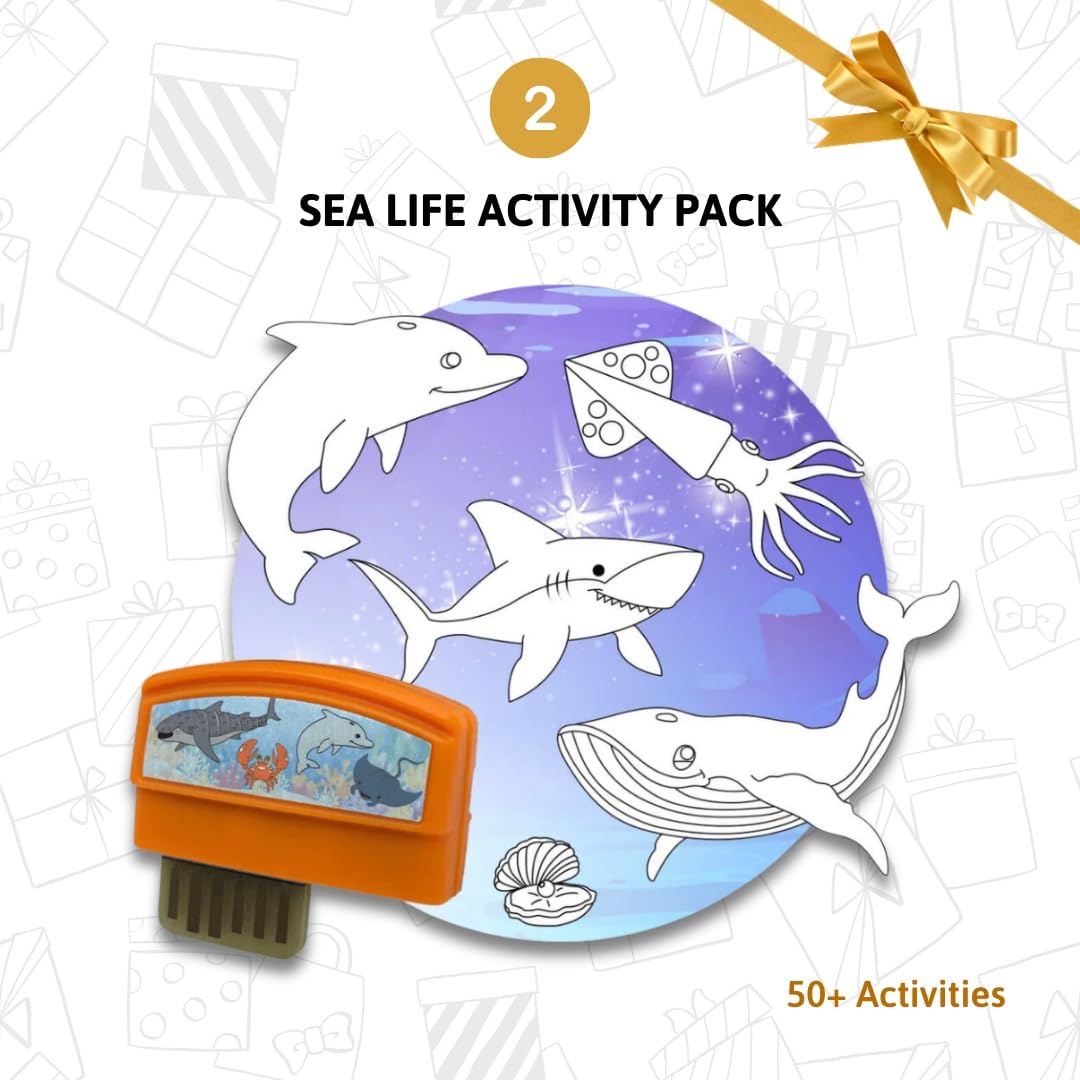 Flycatcher Smart Sketcher 2.0: 4-in-1 Drawing Projector Bundle with Jungle & Ocean Packs