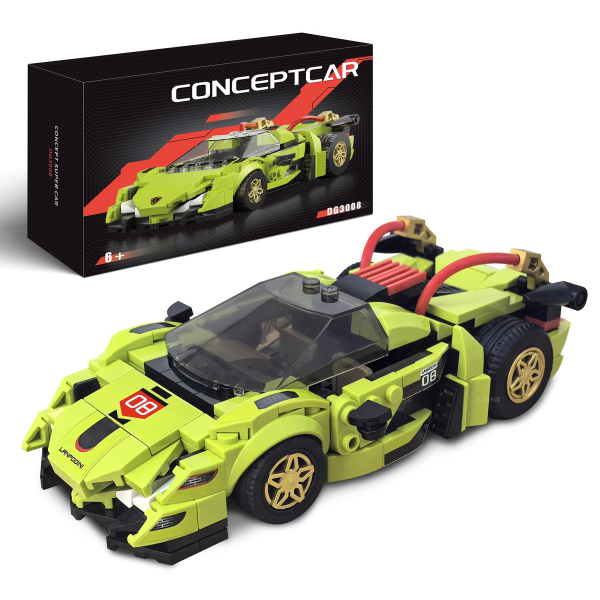 flycites Technic Race Cars Building Kit – STEM Car Model 355PCS
