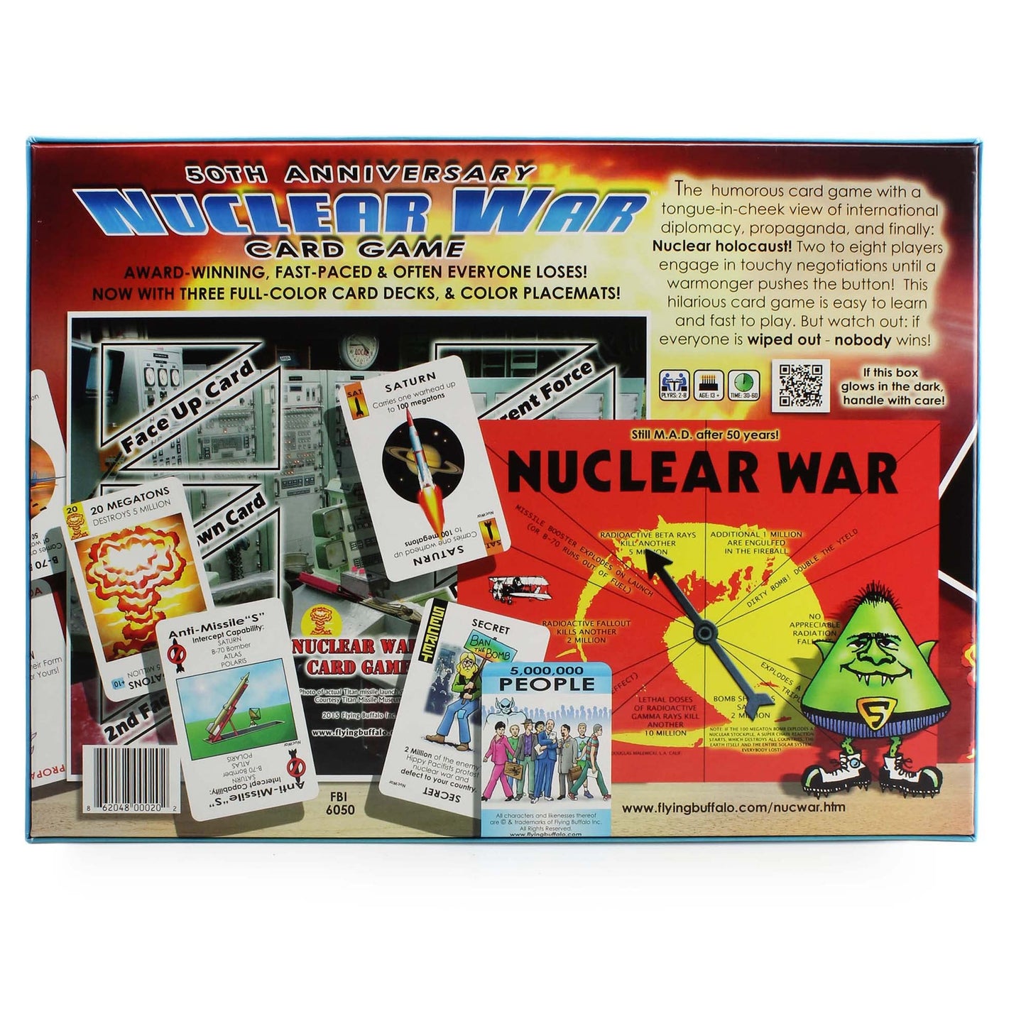 Flying Buffalo Nuclear War Card Game - 50th Anniversary Edition (Sci-Fi Theme)