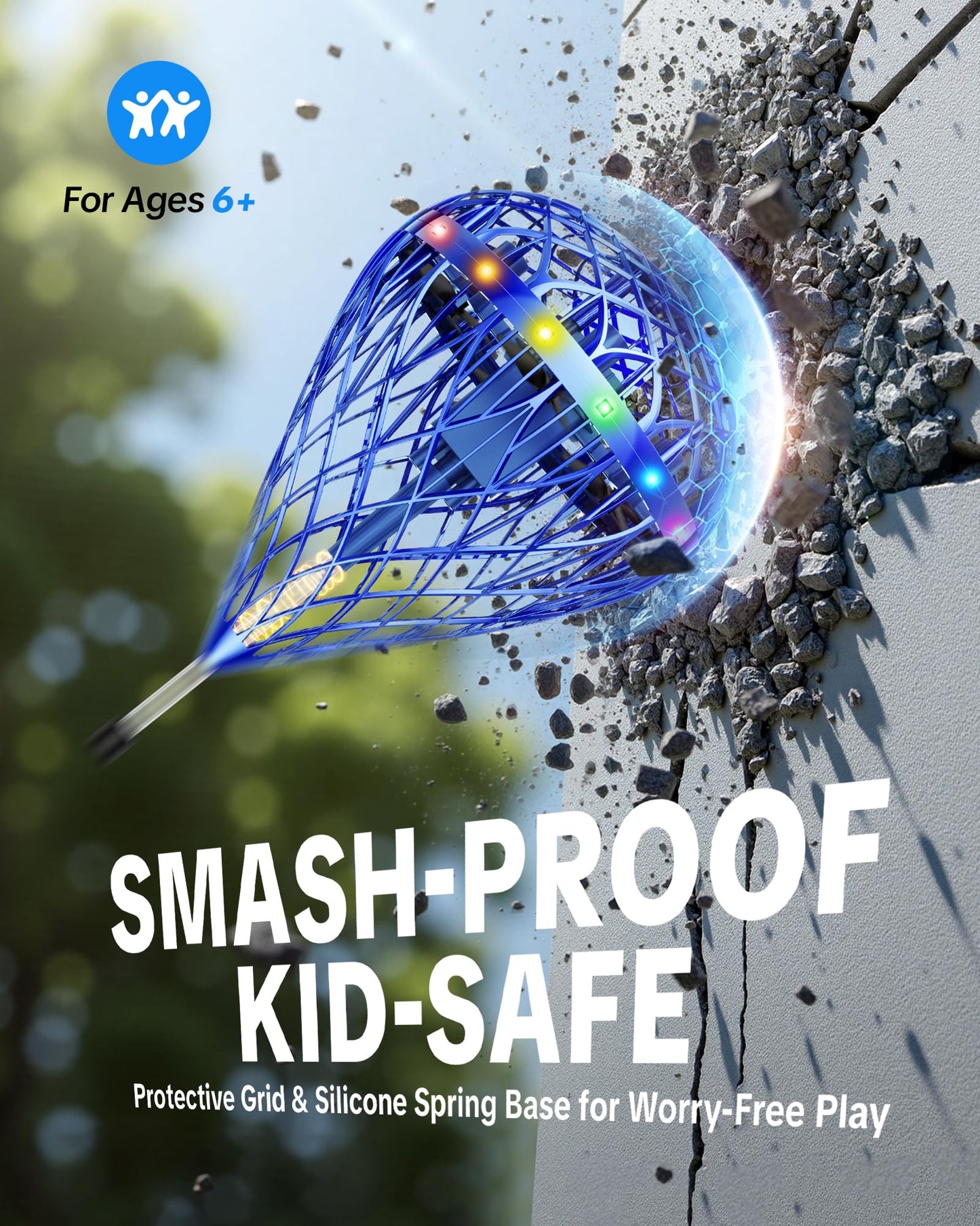 Flystars Flying Bouncing Toys | Next-Gen Cosmic Globe Flying Orb Ball with Motion-Control