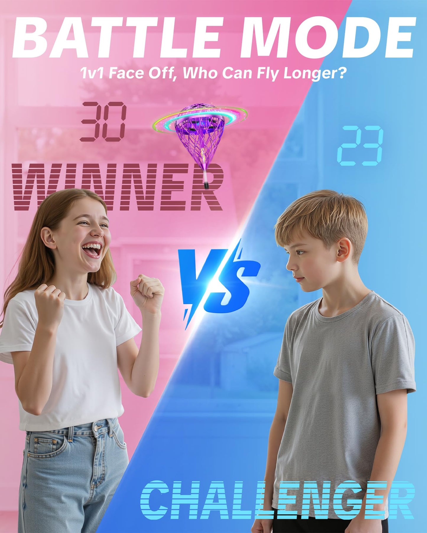 Flystars Flying Bouncing Toy – Next-Gen Cosmic Globe Hover Spinner for Kids 6+