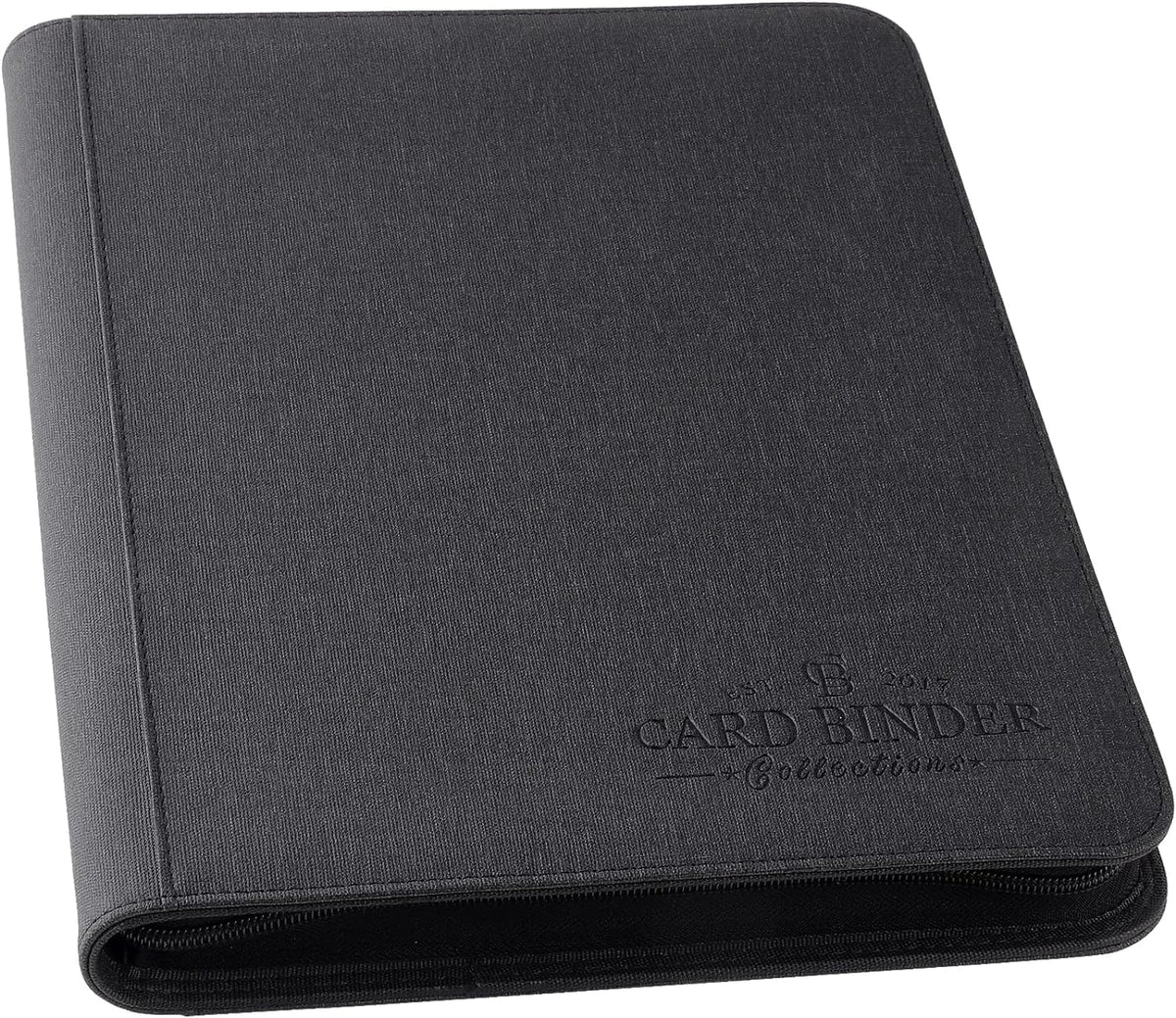Foalgo 9 Pocket Card Binder – Premium Zip Trading Card Binder, 540 Double-Sided Pockets, Collector Album (Black)