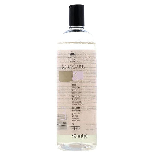 Keracare Foam Wrap Set Lotion 32 oz / 950 ml - For Flawless Wraps, Sets & Lasting Curls