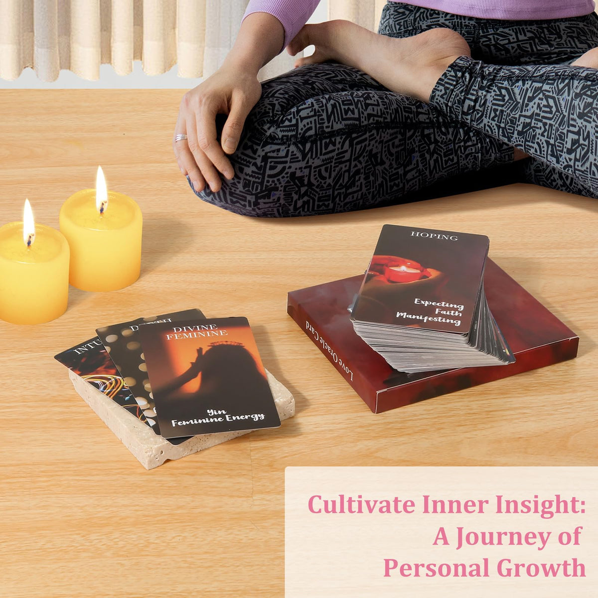 Fofeadm Oracle Cards 78-Card Love Deck for Beginners | Life and Love Guidance