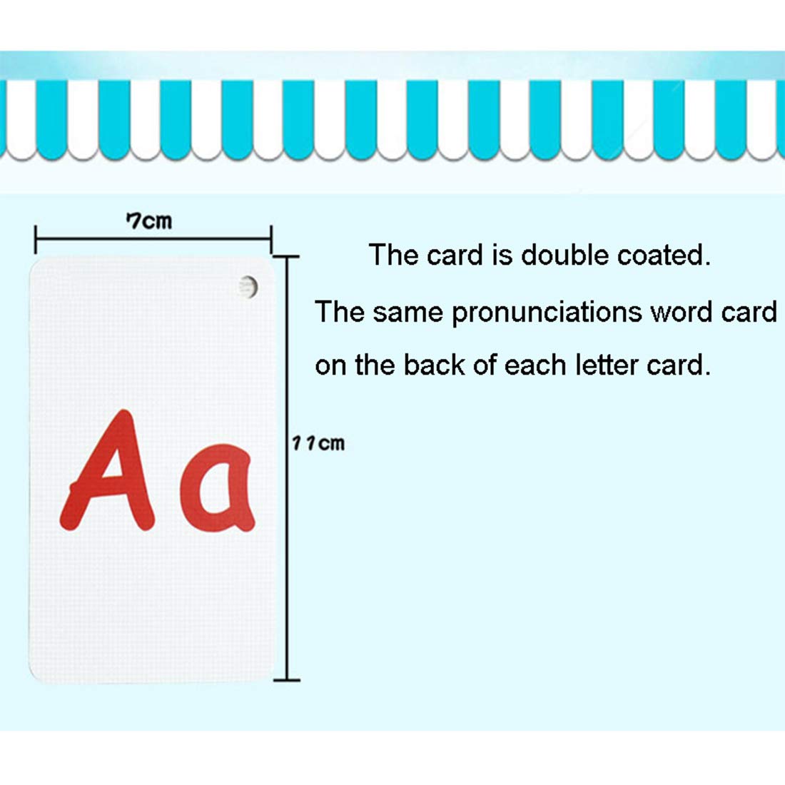 Fogeal ABC Flash Cards – 26-Piece Set for Preschoolers