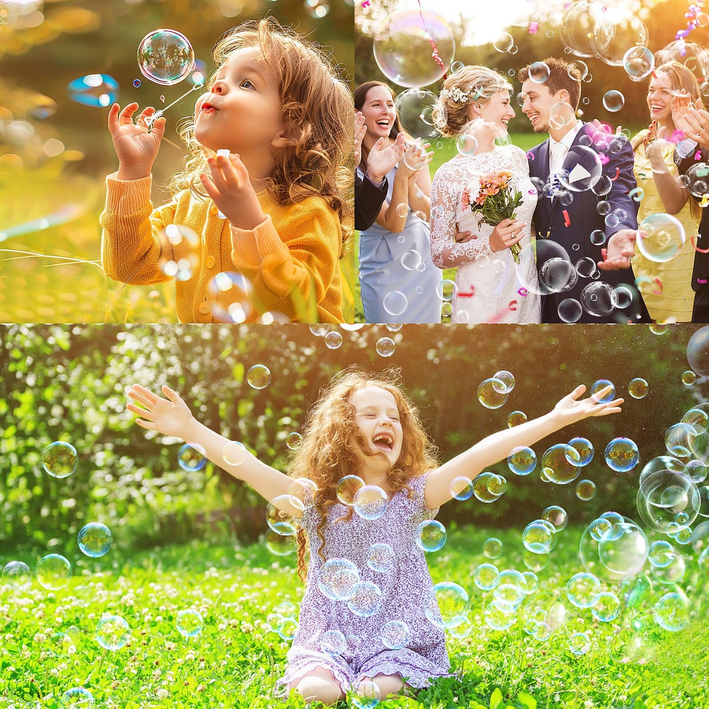 FOIMAS 40pcs Mini Heart Wedding Bubble Wands – White Heart Bubble Wands for Wedding Favors & Party Decor