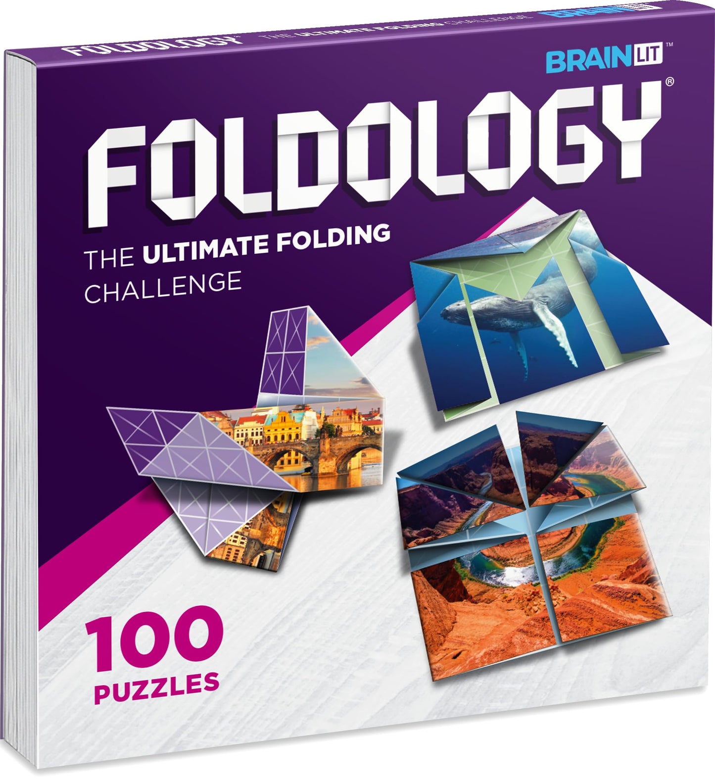 FOLDOLOGY 1&2 Combo Pack – Origami Puzzle Game with 200 Challenges | Ages 10+