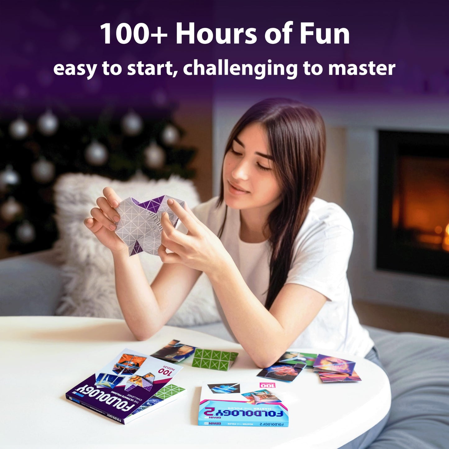 FOLDOLOGY 1&2 Combo Pack – Origami Puzzle Game with 200 Challenges | Ages 10+