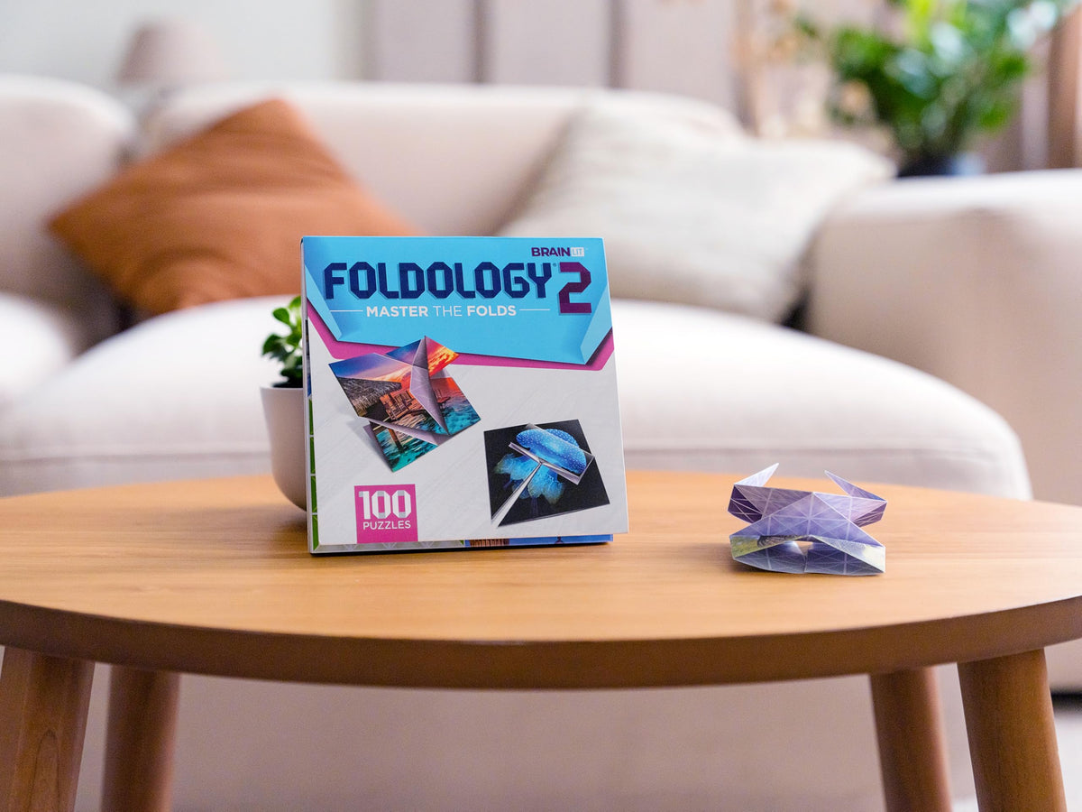 Foldology 2 - Master the Folds Expansion Pack | 100 Origami Brain Teasers for Ages 10+