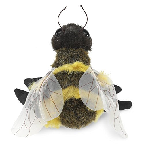 Folkmanis Honey Bee Hand Puppet (3028) | Plush Bee for Storytelling & Puppetry