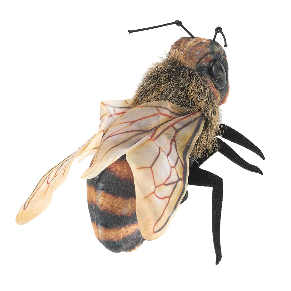 Folkmanis Mini Bee Finger Puppet - Realistic Hand Puppet for Storytelling