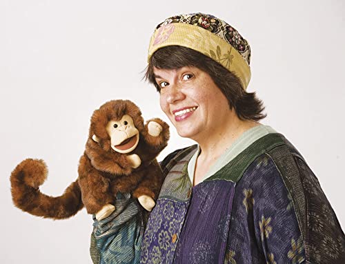 Folkmanis Monkey Hand Puppet - Expressive One-Hand Stage Puppet
