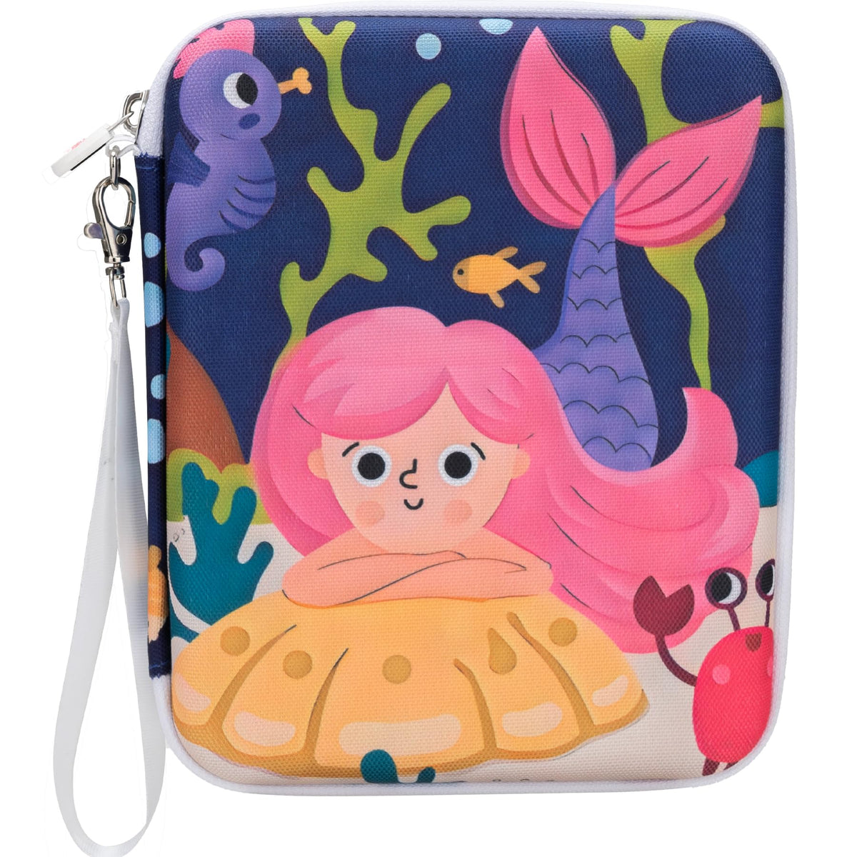 Fonwill 80-Pocket Yoto Card Case with Zipper – Portable Card Holder Book (Mermaids)