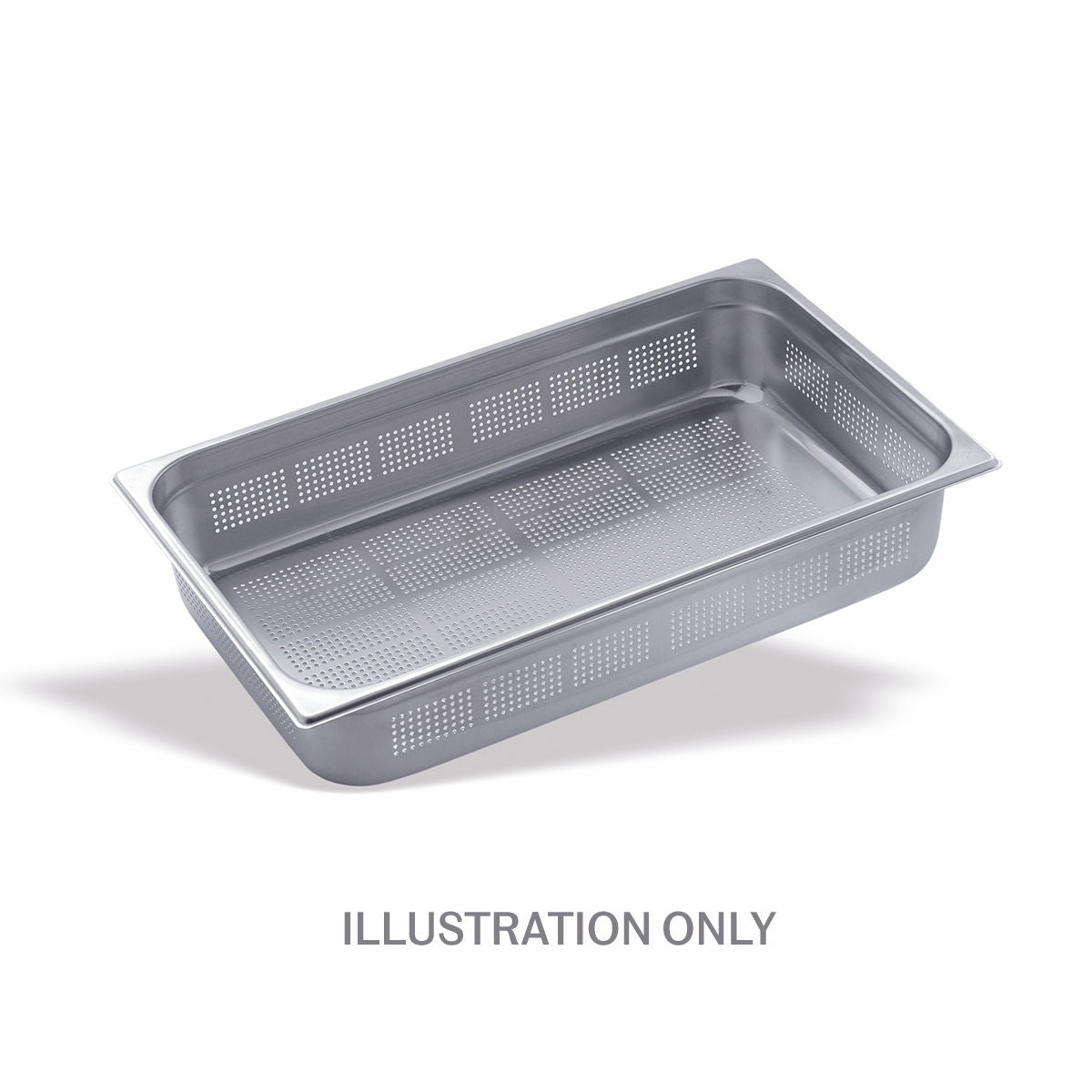 20mm Deep 1/1 Stainless Steel Perforated Gastronorm