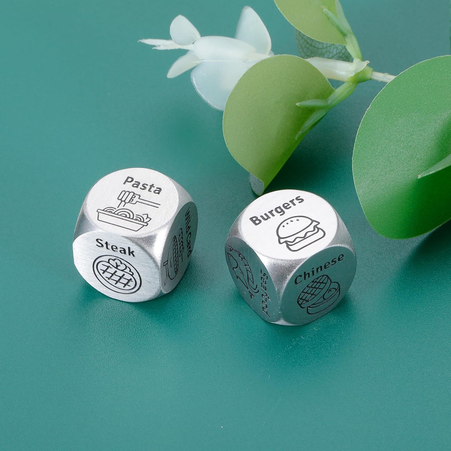 FOOZDEEVAAQ 2-Pack Food Dice Game – Valentine’s Day Gifts for Him & Her