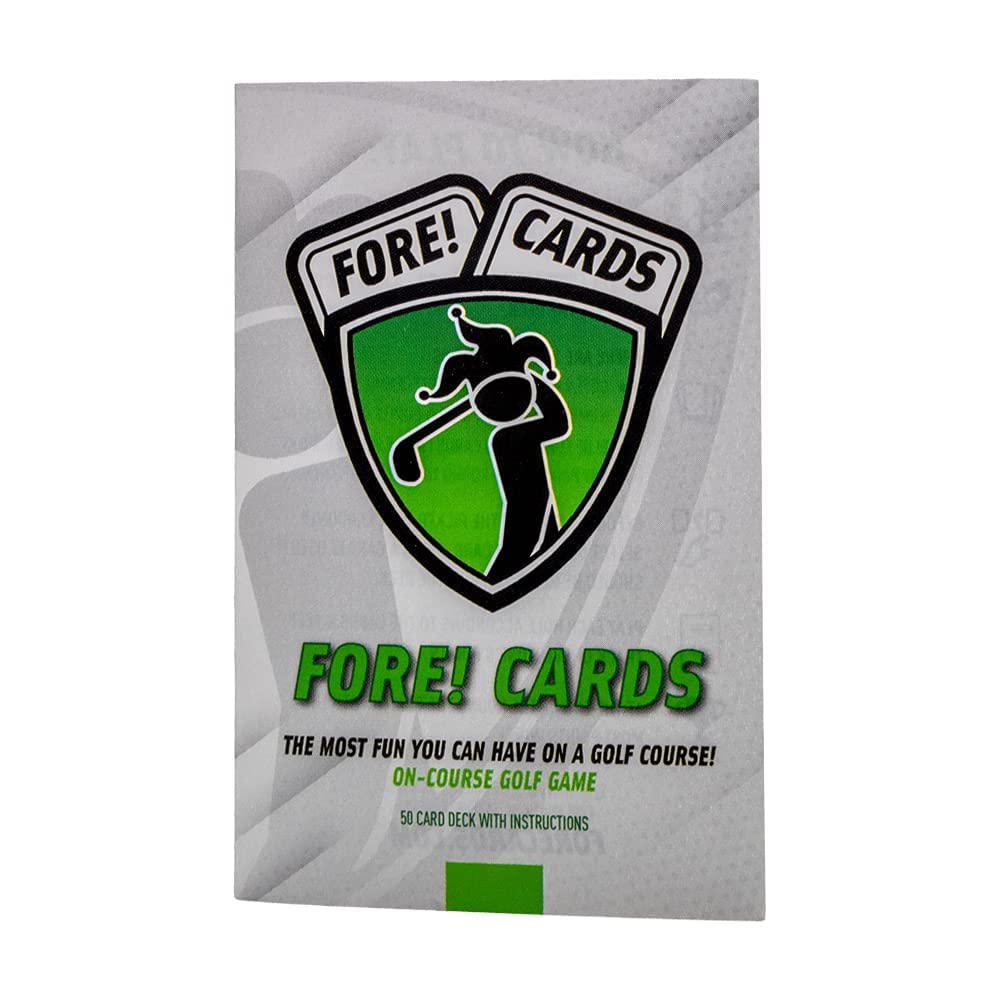 Fore Cards On Course Golf Game – Interactive Strategy Card Game for All Levels