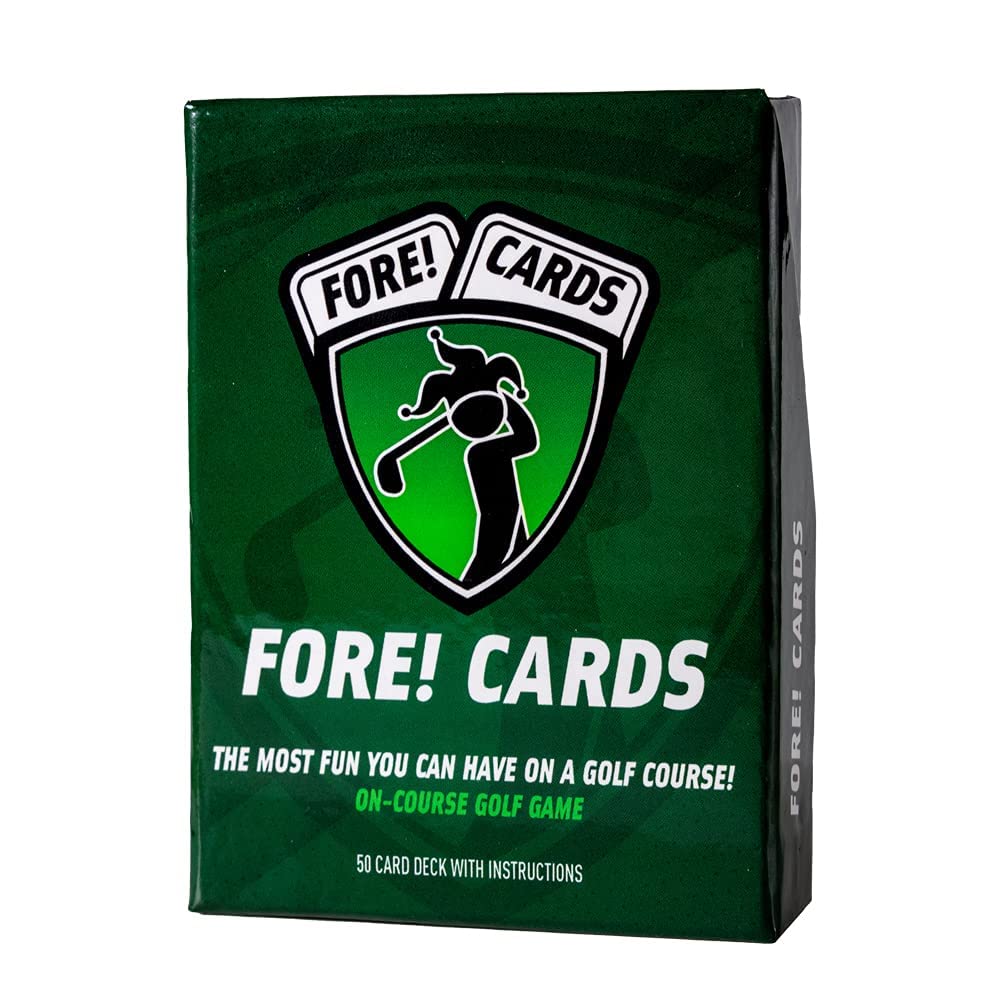 Fore Cards On Course Golf Game – Interactive Strategy Card Game for All Levels