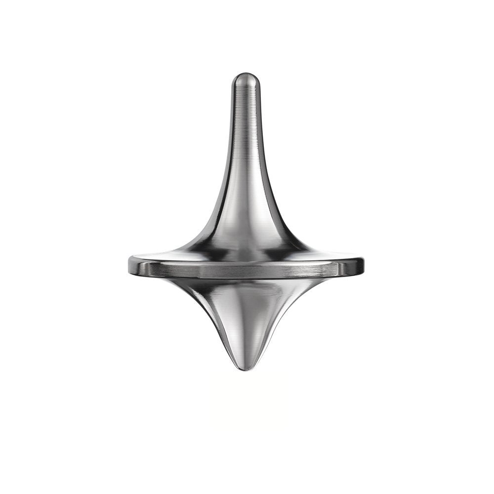 ForeverSpin Stainless Steel Brush-Finish Spinning Top | Precision, Timeless Art