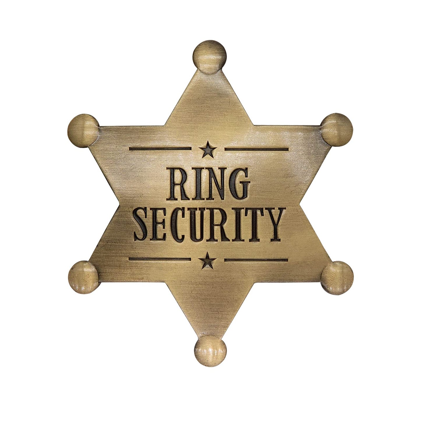 ForFine Ring Security Badge – Metal Ring Bearer Gift for Weddings & Parties