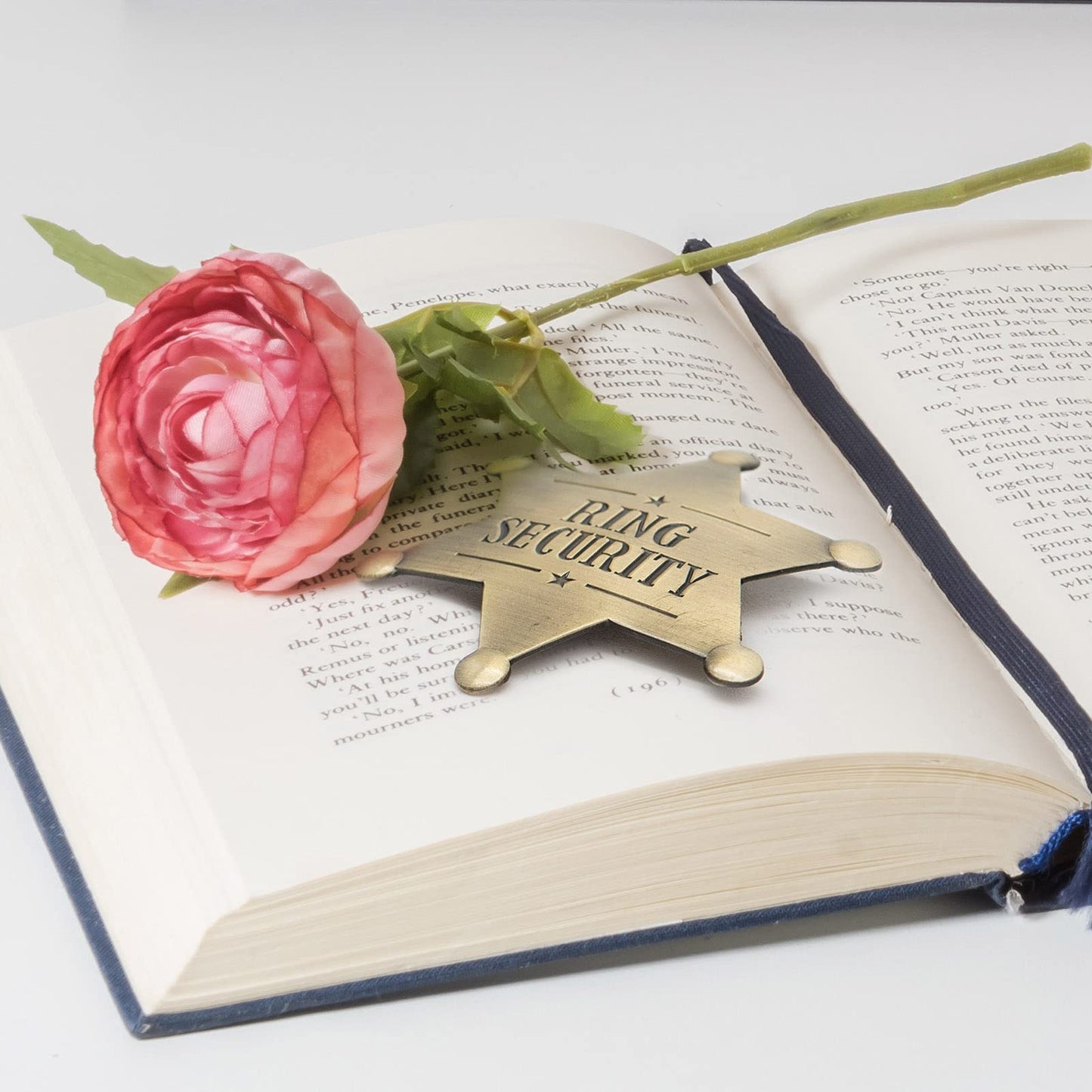 ForFine Ring Security Badge – Metal Ring Bearer Gift for Weddings & Parties