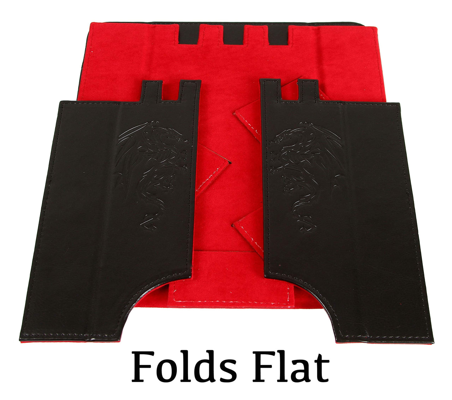 Forged Dice Co. Draco Foldable Dice Tray & Dice Tower – Red