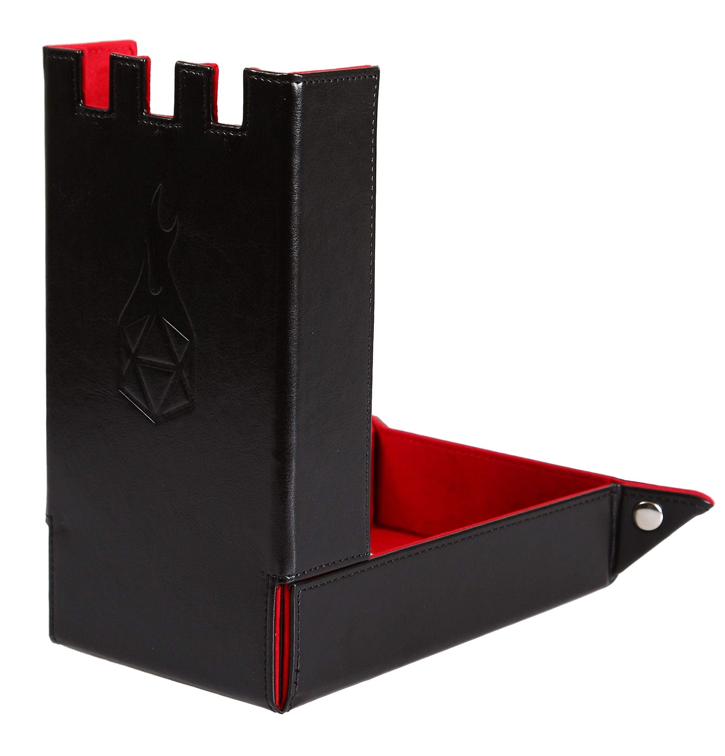 Forged Dice Co. Draco Foldable Dice Tray & Dice Tower – Red