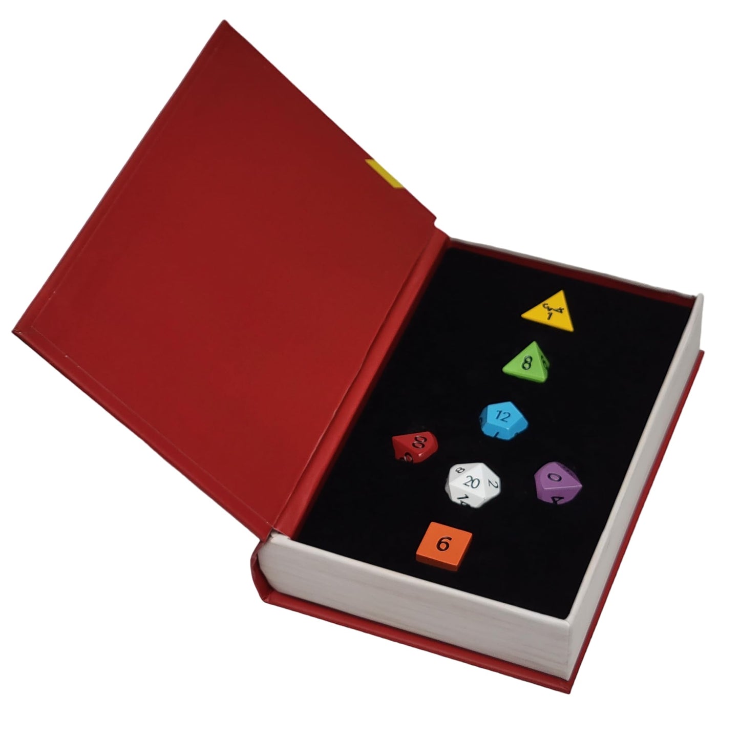Forged Dice Co. Legacy of Adventure: 7-Piece Retro Metal RPG Dice Set + Adventure Module