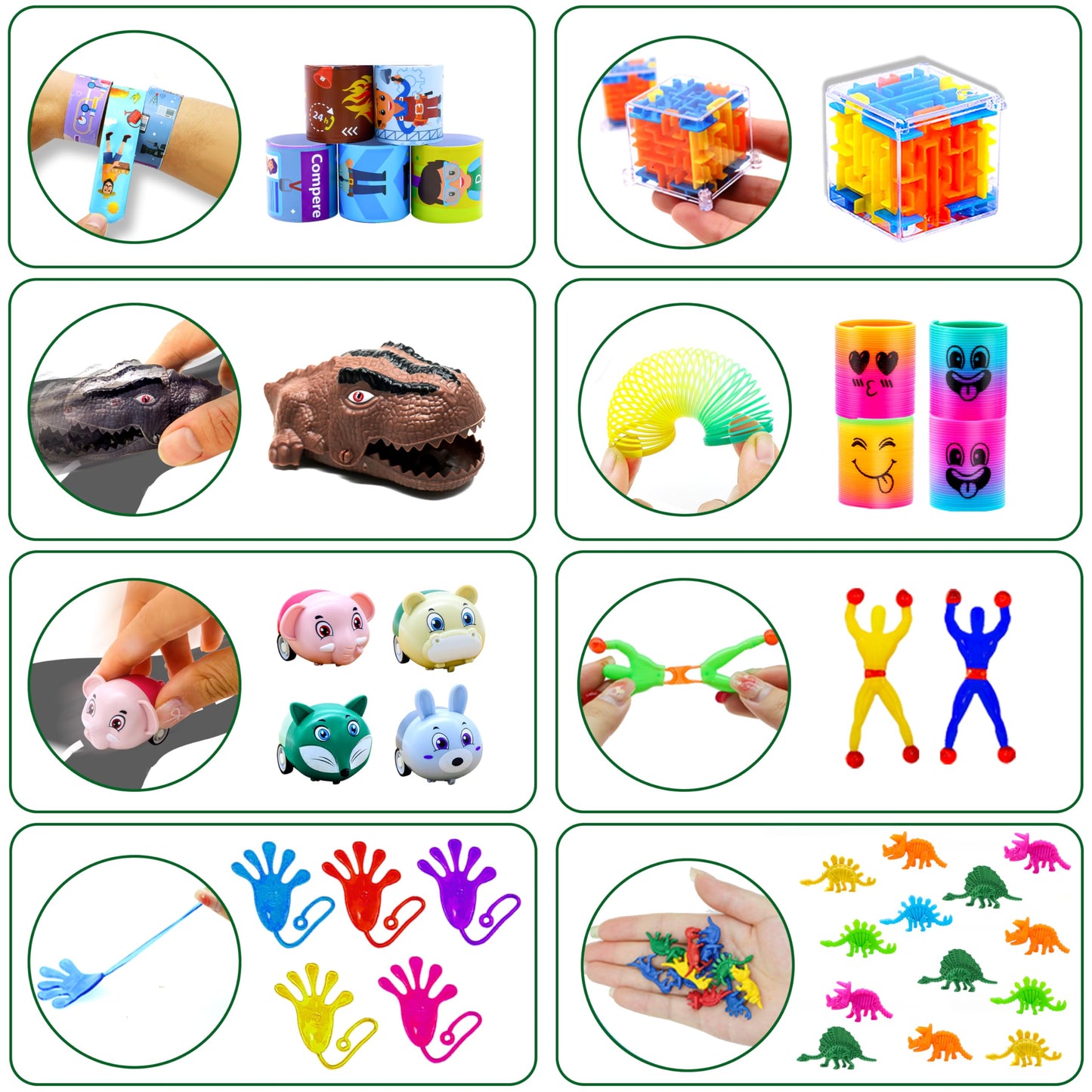 FORLINX 1000pcs Party Favors for Kids – Fidget Toys Bulk Pack & Classroom Rewards