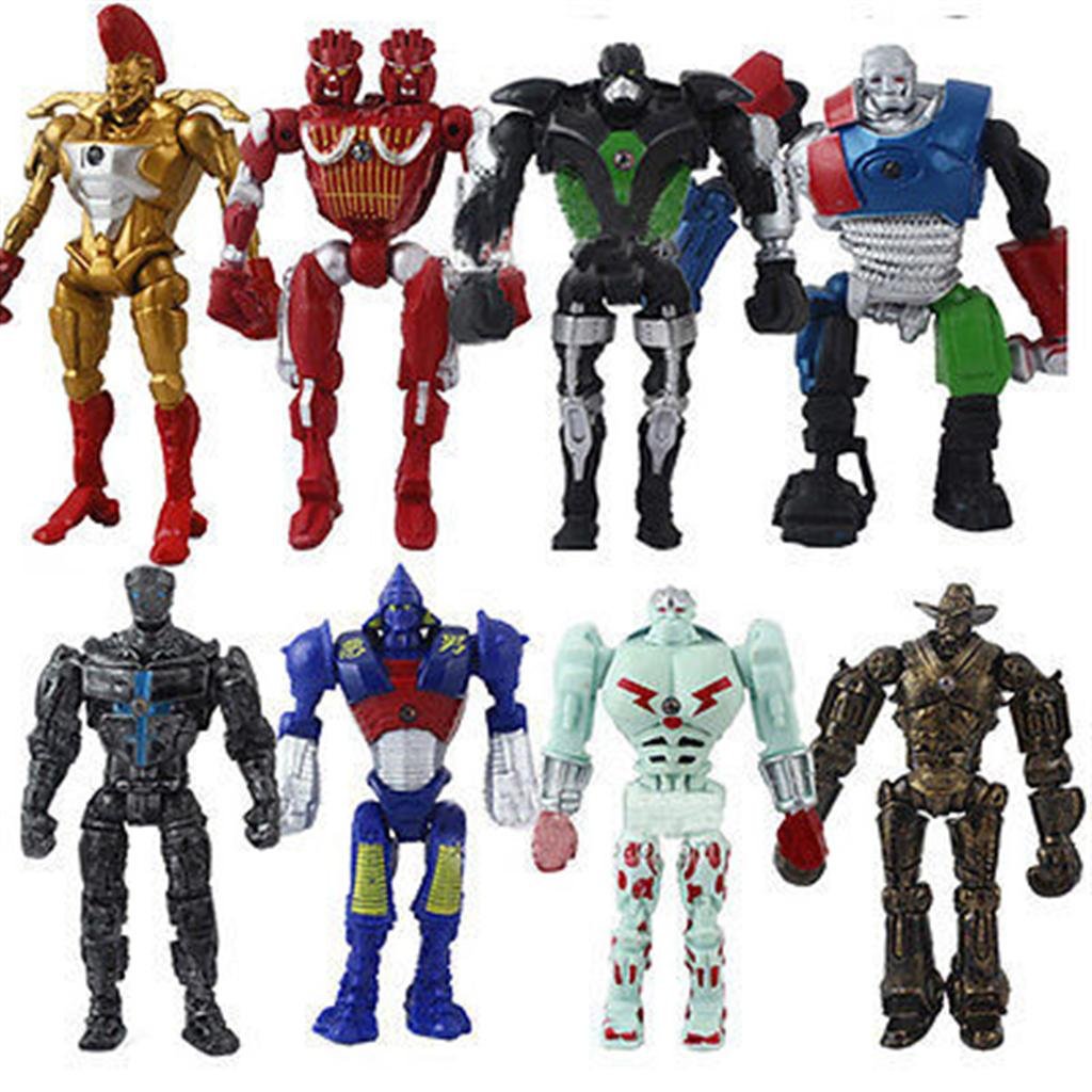 Fortitude 8x Real Steel Atom Midas Noisey Boy Zeus 13cm PVC Action Figure Set