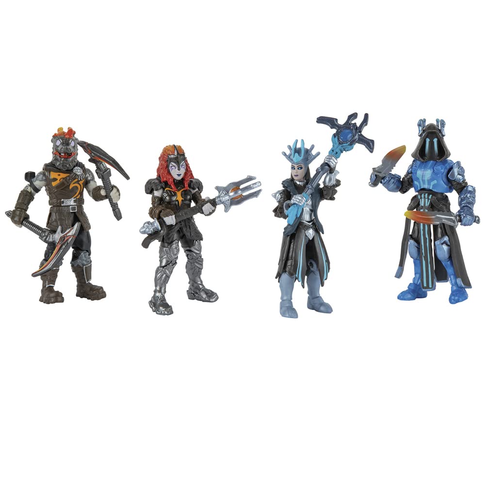 FORTNITE Micro Squad 4-Pack: 2.5-Inch Articulated Figures with Harvesting Tools