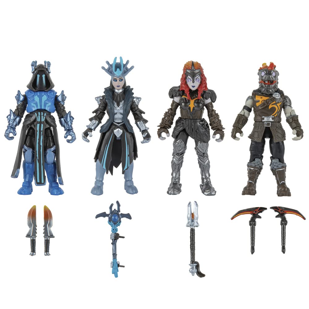 FORTNITE Micro Squad 4-Pack: 2.5-Inch Articulated Figures with Harvesting Tools