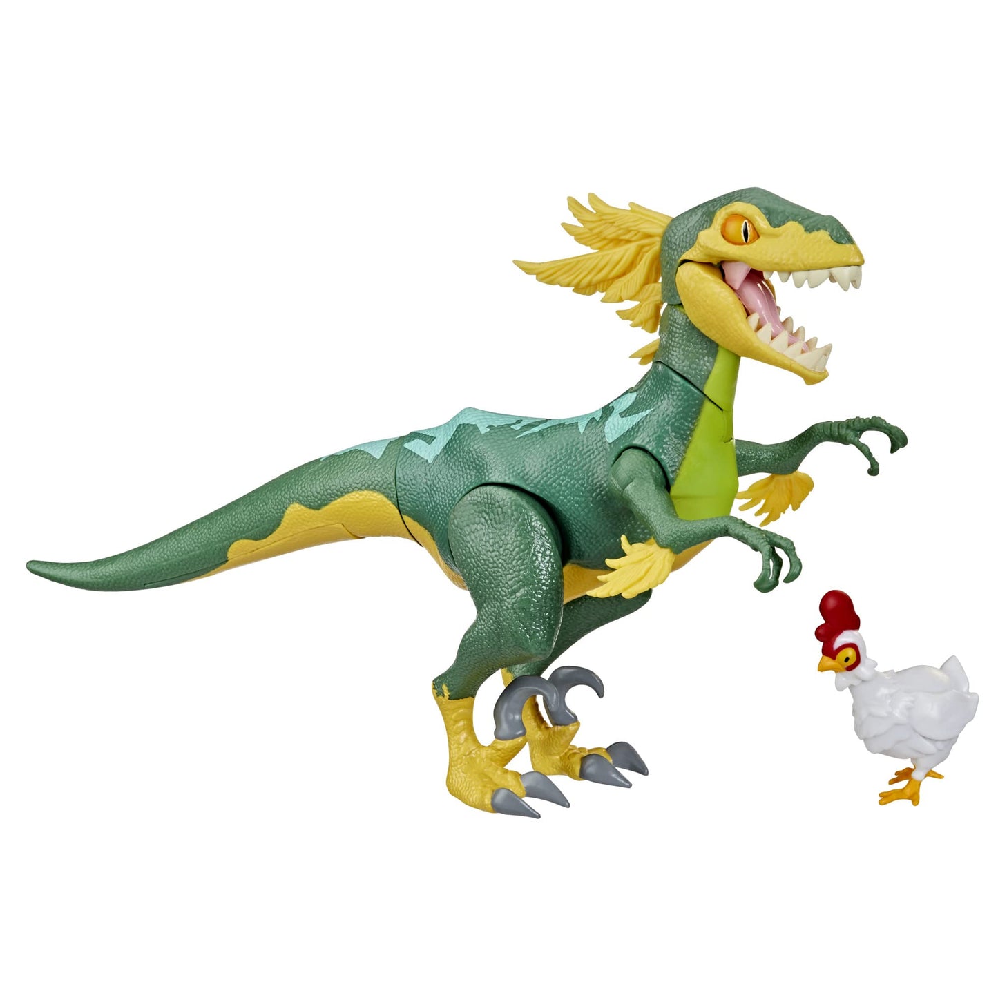 Fortnite Victory Royale Series Raptor Figure (Yellow) – 6-Inch Collectible with Accessories