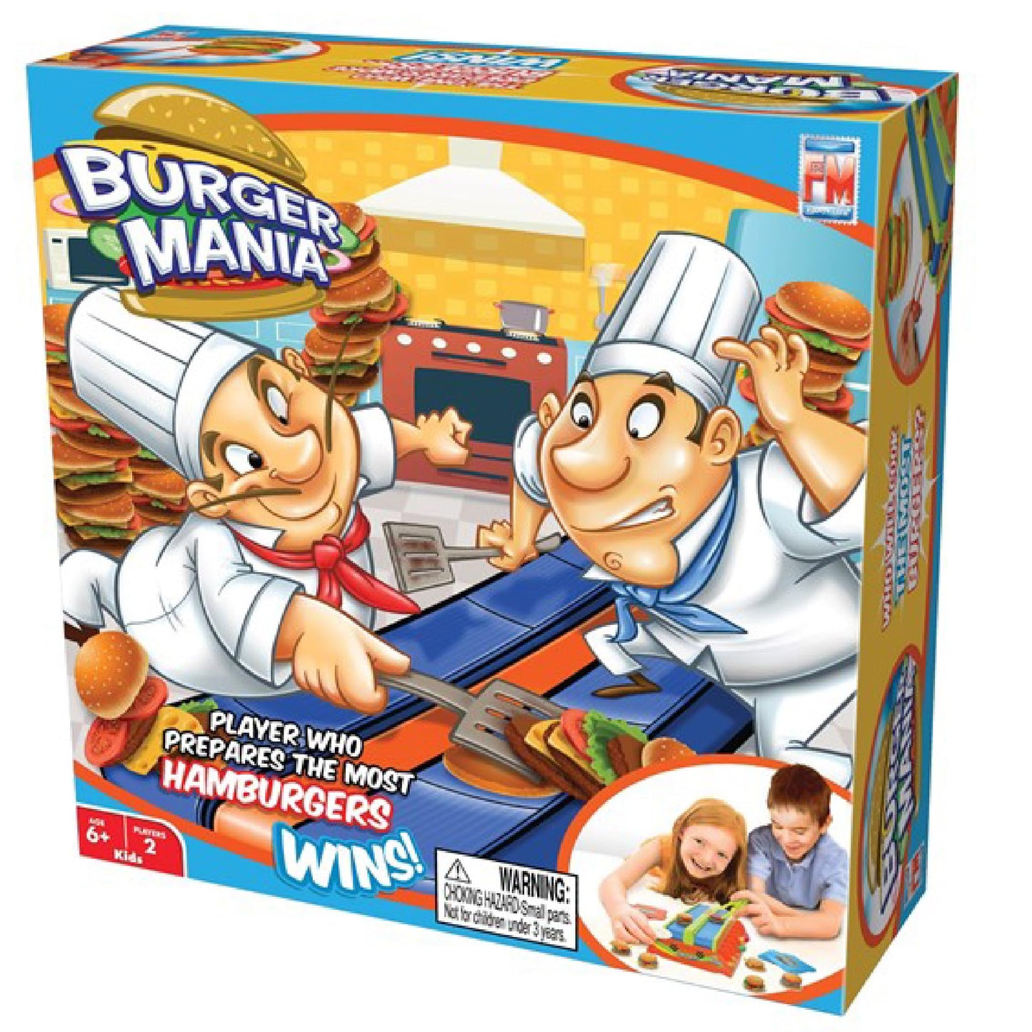 Fotorama Burger Mania: Sizzling Build‑A‑Burger Game for 2 Players on a Moving Conveyor