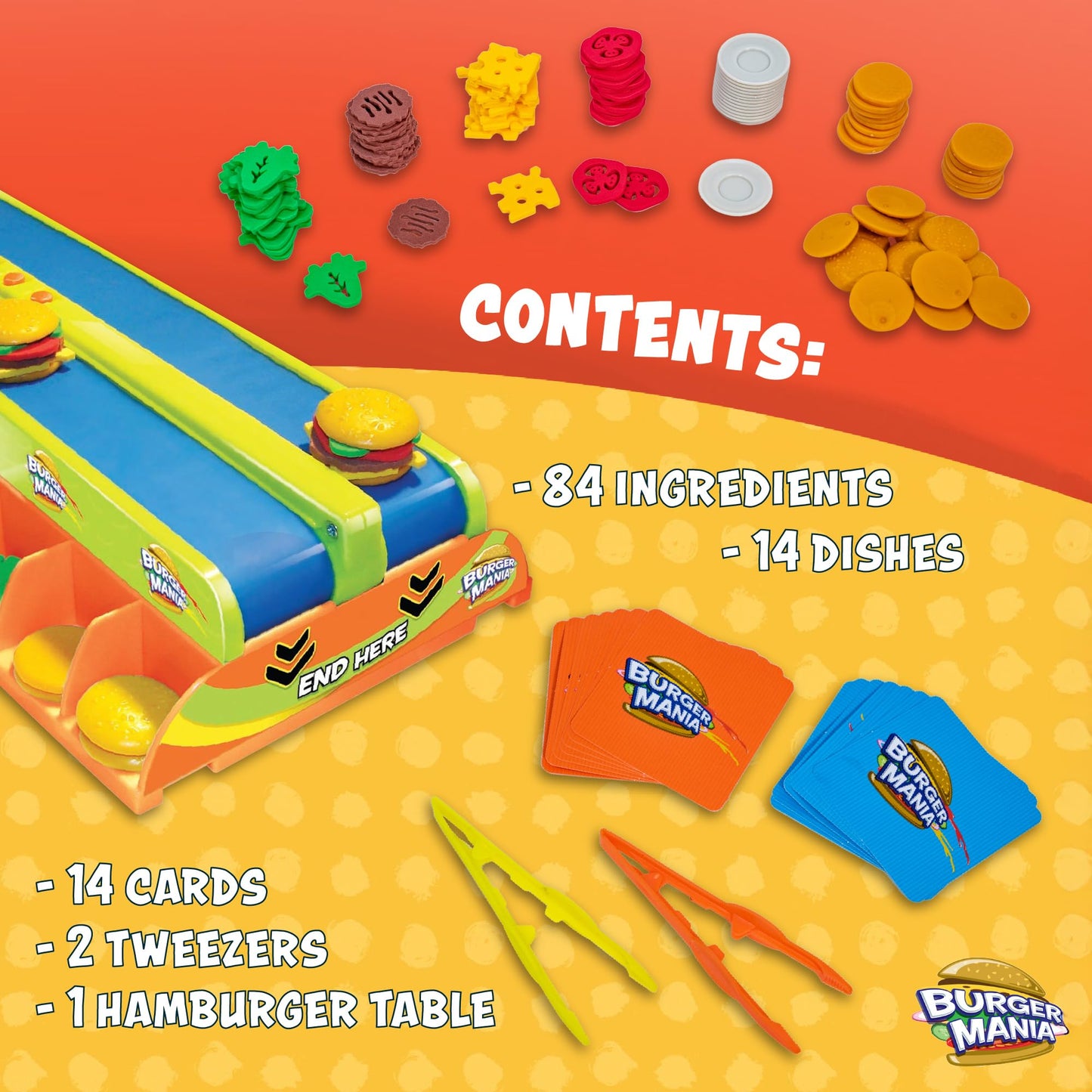 Fotorama Burger Mania: Sizzling Build‑A‑Burger Game for 2 Players on a Moving Conveyor