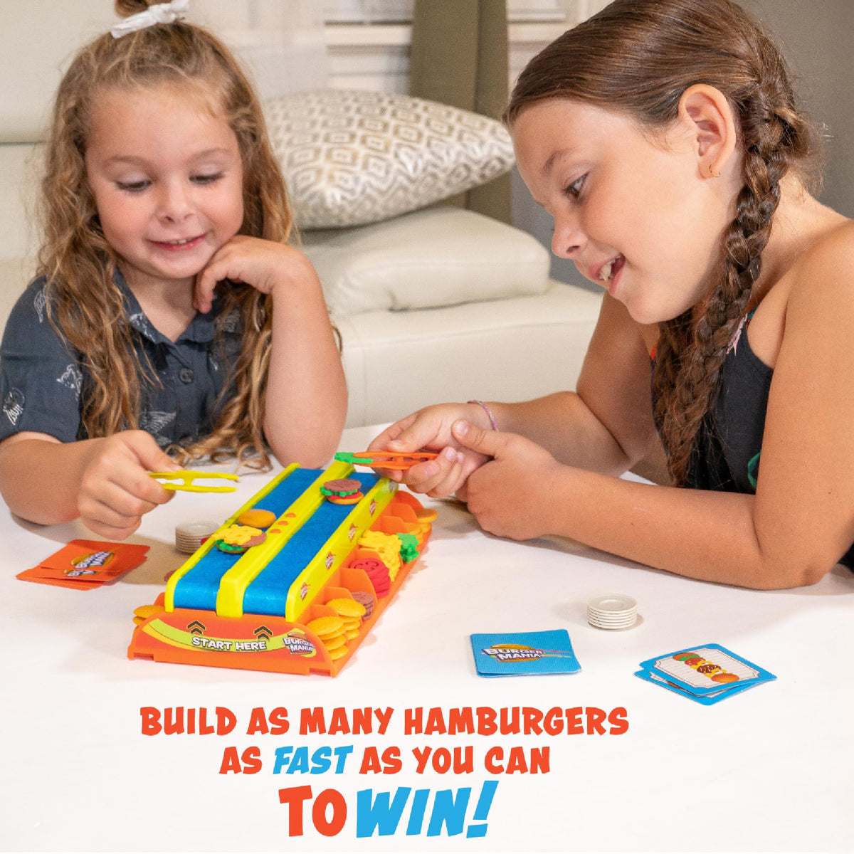 Fotorama Burger Mania: Sizzling Build‑A‑Burger Game for 2 Players on a Moving Conveyor