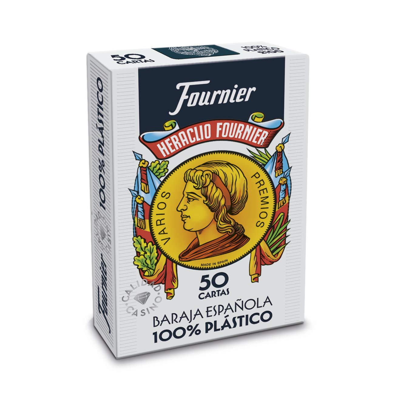 Fournier No. 2100 – 100% Plastic Spanish-Style Cards (Casino-Quality PVC)