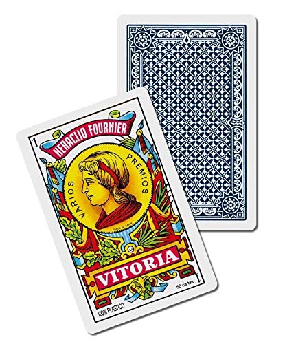 Fournier No. 2100 – 100% Plastic Spanish-Style Cards (Casino-Quality PVC)