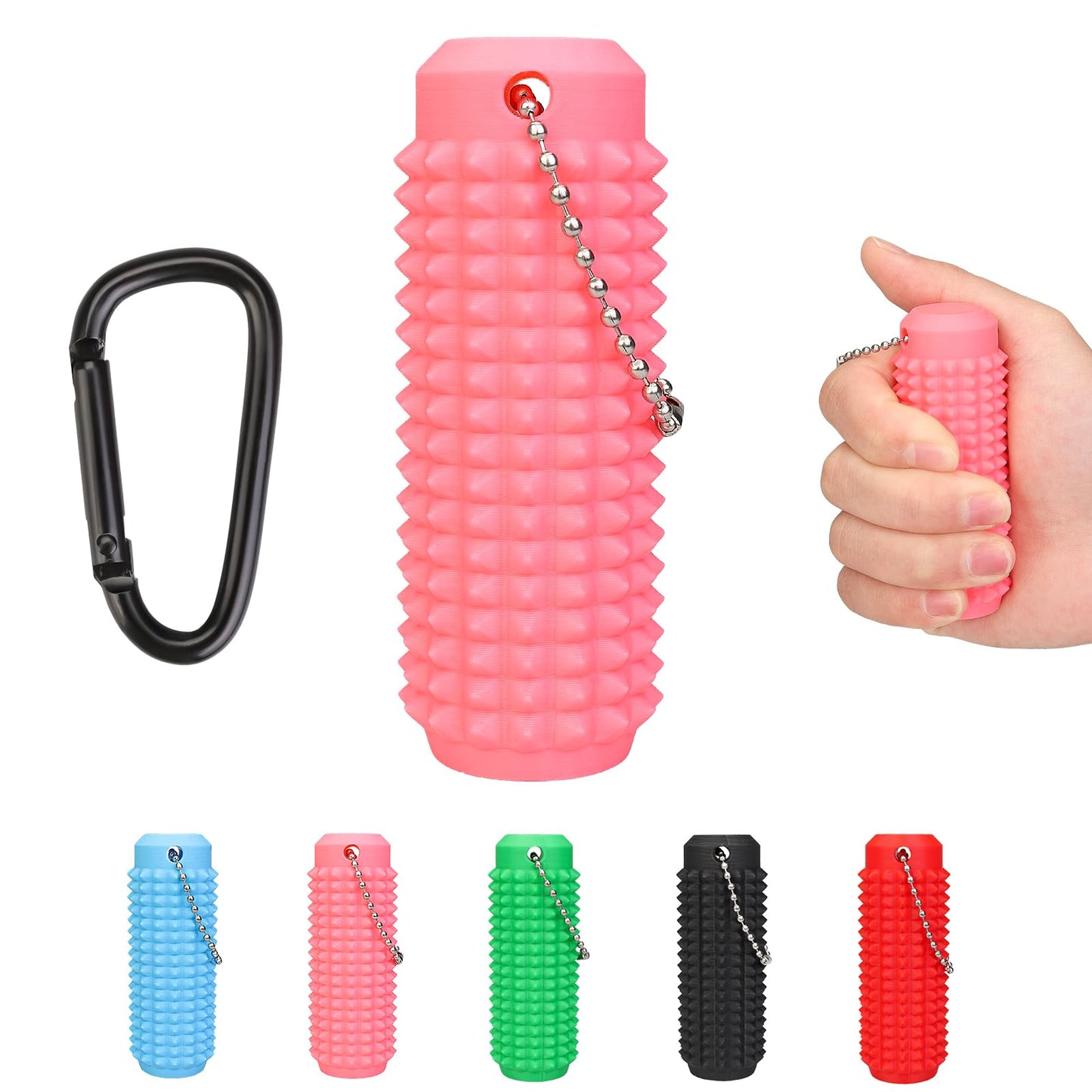 Little Ouchies Spiky Fidget by FOWSRHRG – Portable, Quiet Anxiety Relief Toy (Pink) | Dual-Mode Sensory Tool