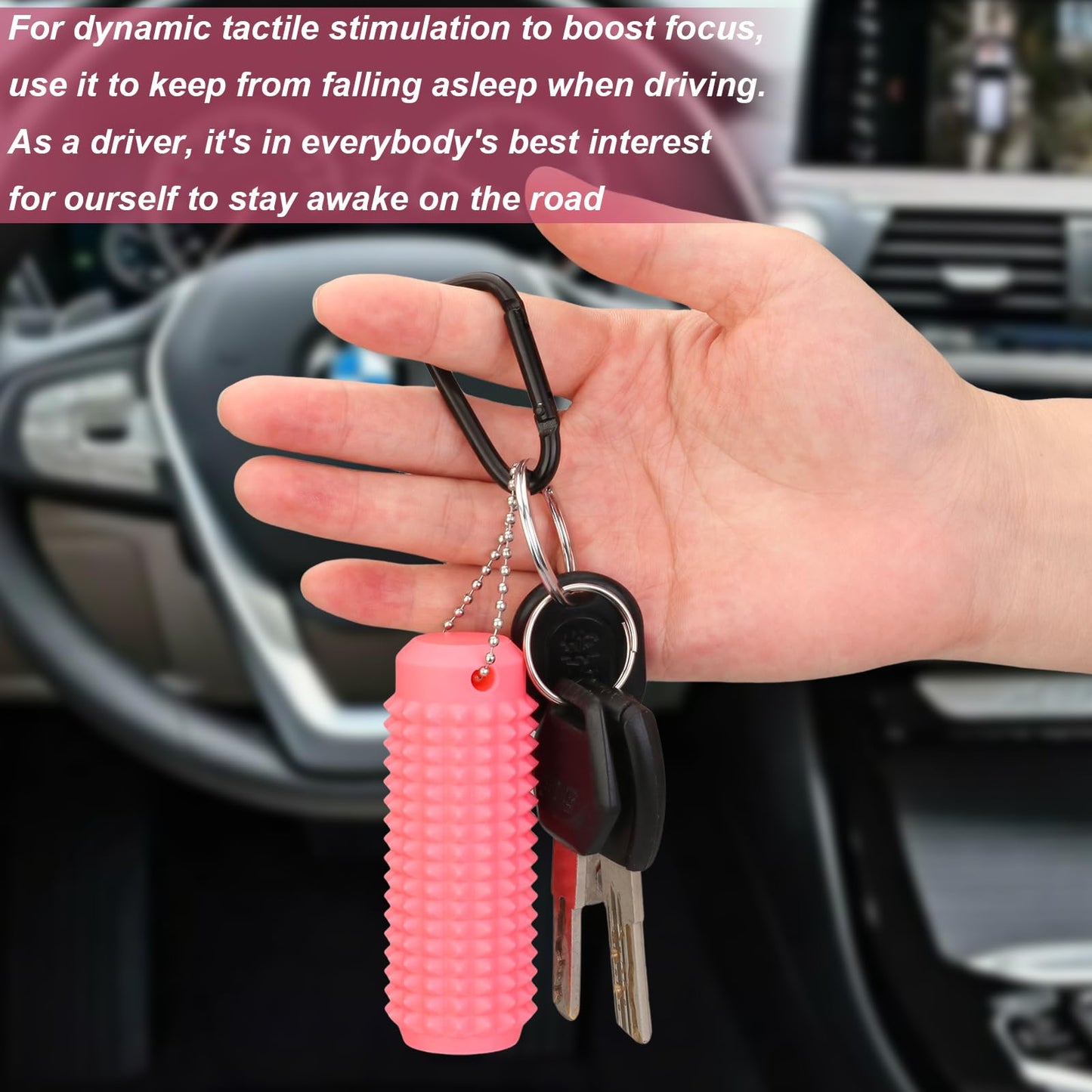 Little Ouchies Spiky Fidget by FOWSRHRG – Portable, Quiet Anxiety Relief Toy (Pink) | Dual-Mode Sensory Tool