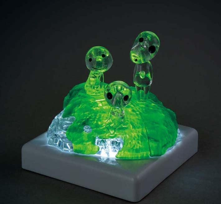FOXCUP Studio Ghibli Kodama 33-Piece 3D Crystal Puzzle – Clear JP Edition