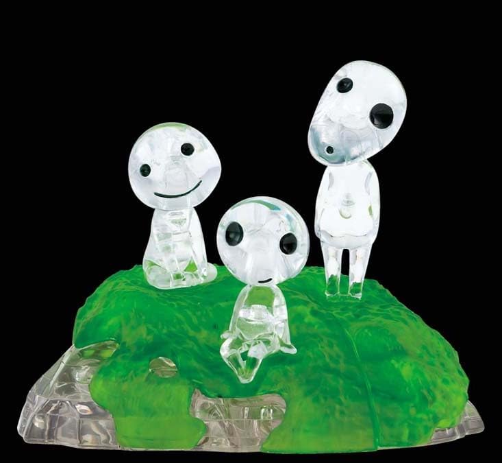 FOXCUP Studio Ghibli Kodama 33-Piece 3D Crystal Puzzle – Clear JP Edition