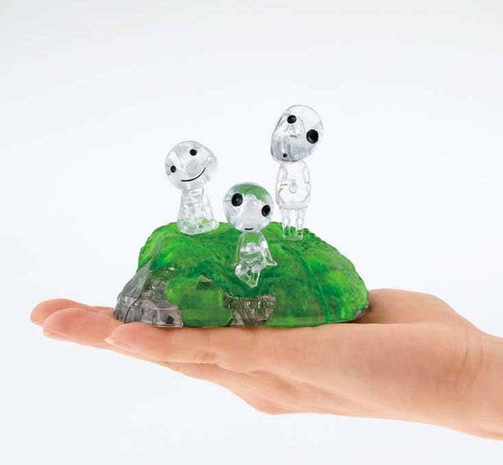 FOXCUP Studio Ghibli Kodama 33-Piece 3D Crystal Puzzle – Clear JP Edition