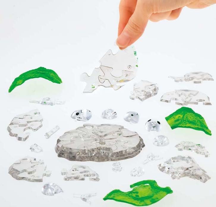 FOXCUP Studio Ghibli Kodama 33-Piece 3D Crystal Puzzle – Clear JP Edition