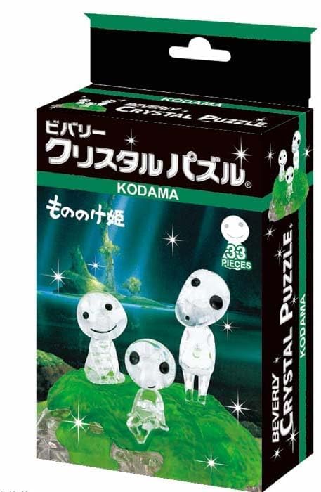 FOXCUP Studio Ghibli Kodama 33-Piece 3D Crystal Puzzle – Clear JP Edition