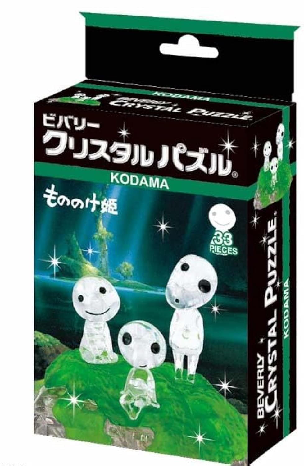 FOXCUP Studio Ghibli Kodama 33-Piece 3D Crystal Puzzle – Clear JP Edition